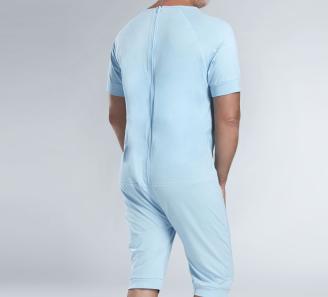 grenouillère courte ciel homme dos