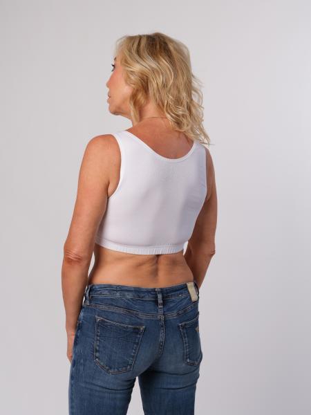 femme en brassière de dos