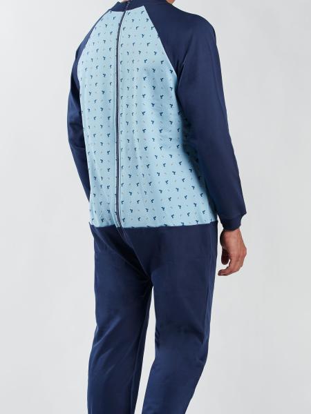 grenouillère interlock graté homme dos