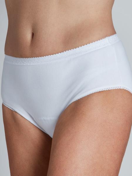slip blanc de face