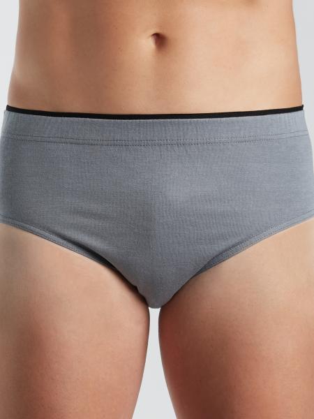 slip gris homme de face