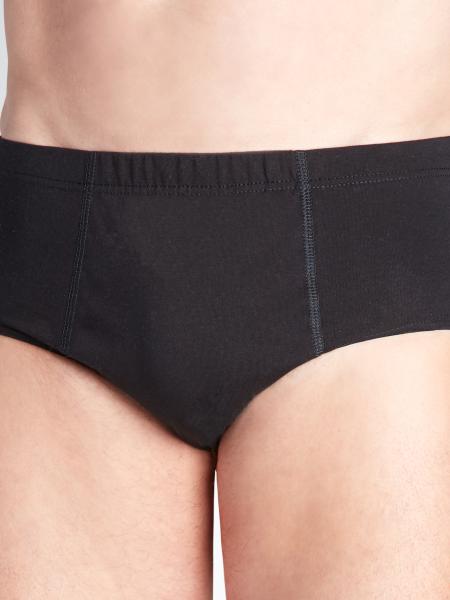 slip noir de face
