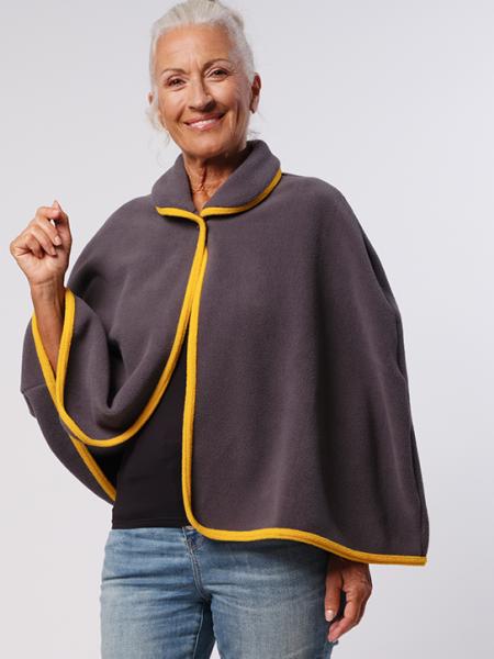 cape polaire anthracite